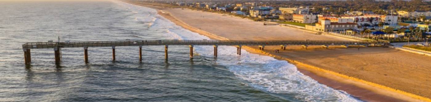 St augustine beach pier