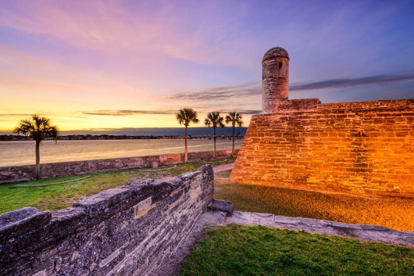 A view of Castillo de San Marcos